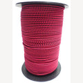 Elastisch koord fuchsia/marineblauw 4 mm - per strekkende meter