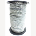 Elastisch koord wit/zwart 3 mm - per strekkende meter