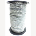 Elastisch koord wit/zwart 4 mm - per strekkende meter