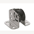 RVS Sprenger Micro XS blok met kogellagers, A2/kunststof touw max. 6 mm, staand blok, 1 Stuk