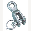 RVS Wissel vork-oog, A4 oog 17mm, bout 17mm, 1 Stuk