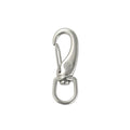 Karabijnhaak RVS Surf-Snap met draaibaar oog 60 mm - 10 stuks