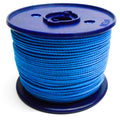 Koord gevlochten blauw 1,5 mm - 100 meter op rol