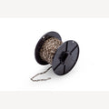 Patentketting op rol 25 meter 0,4 mm 16x6 mm messing