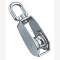 RVS katrol 50 mm met draaibare wartel