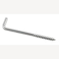 RVS Schroefhaak met houtdraad, A2 5,3x100mm, 100 Stuk
