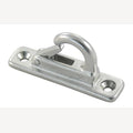 RVS Spatbordhaak met kliksluiting, smal, A4 70x17mm, 5 Stuk