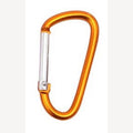 Sleutelhanger aluminium ovaal goud 56 mm - 10 stuks