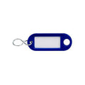 Sleutellabel blauw - 4 stuks