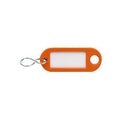 Sleutellabel oranje - 4 stuks