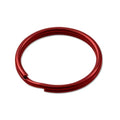 Sleutelring rood 25 mm - 25 stuks