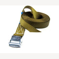 Spanband met klemsluiting bruin 25 mm - 5 meter