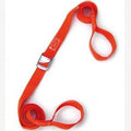 Spanband met klemsluiting en dubbele lus oranje 25 mm - 1,95 meter
