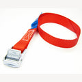 Spanband met klemsluiting rood 25 mm - 55 cm