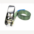 Spanband met ratel groen 25 mm - 1 meter
