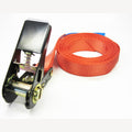 Spanband met ratel rood 25 mm - 4 meter