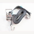 Spanband met RVS ratel zwart 35 mm - 6 meter