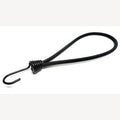 Spanrubber zwart 5 mm met 1 grote metalen haak - 22 cm - 1000 stuks