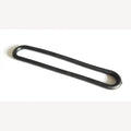 Spanrubber zwart 8 mm - 20 cm