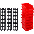 Stapelbare opbergbak rood 16 x 10 cm