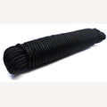 Touw polypropyleen zwart 6 mm - 30 meter